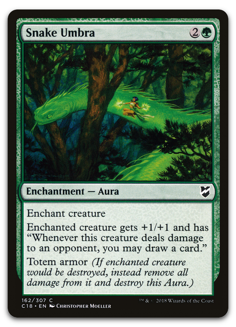 Snake Umbra (Commander 2018)