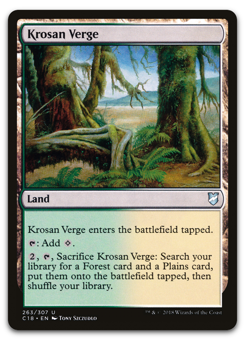 Krosan Verge (Commander 2018)