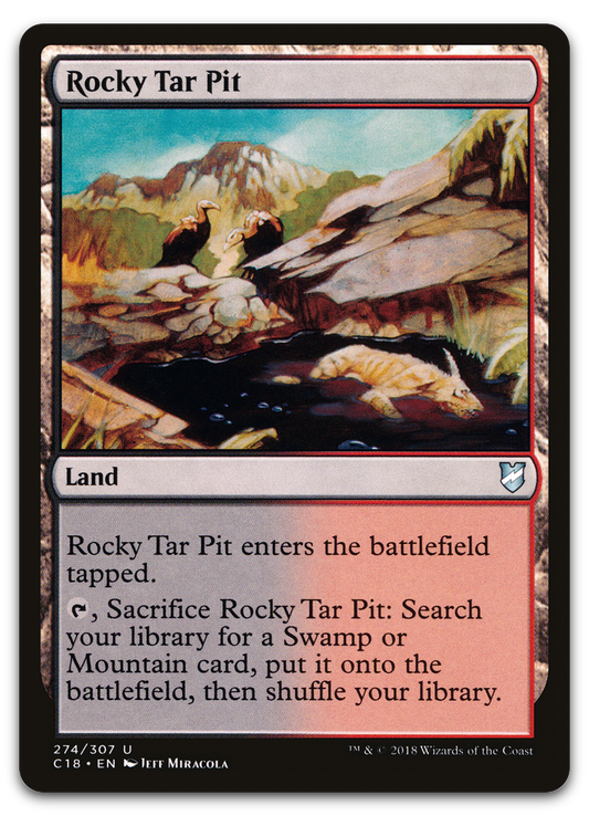 Rocky Tar Pit (Commander 2018)