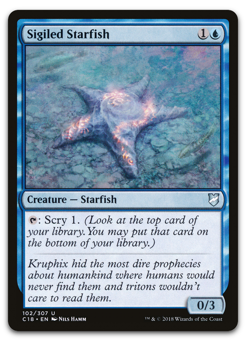 Sigiled Starfish (Commander 2018)