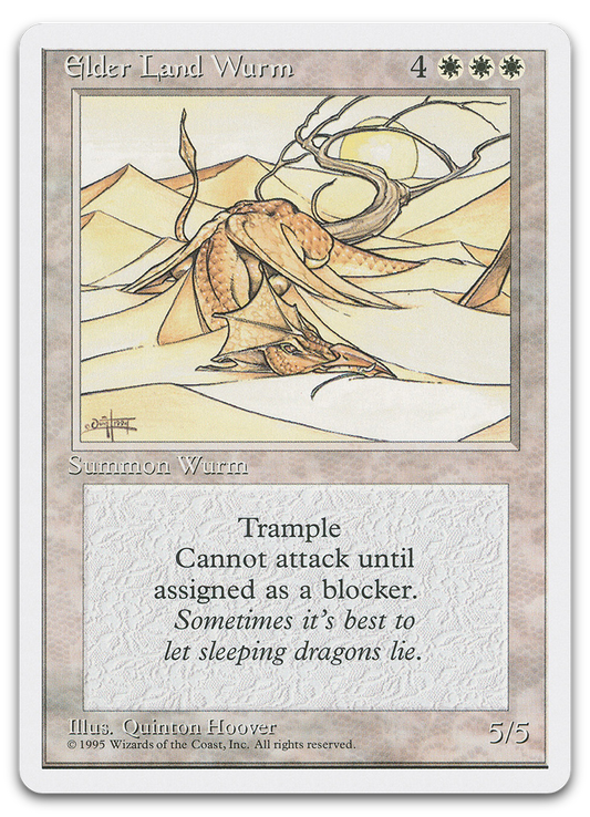Elder Land Wurm (Fourth Edition)