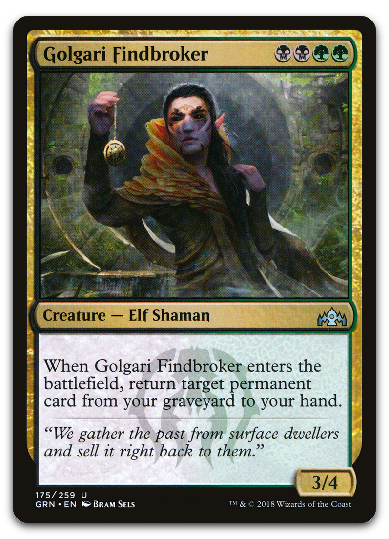 Golgari Findbroker (Guilds of Ravnica)