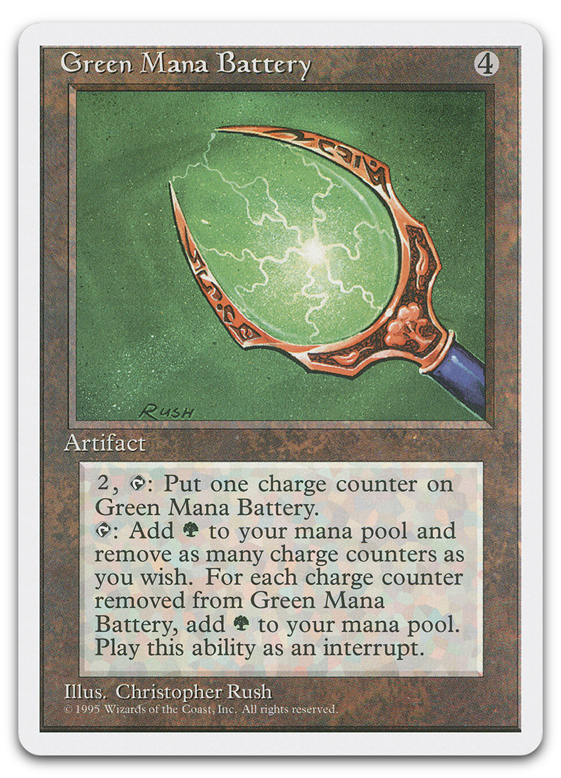 Green Mana Battery (Fourth Edition)
