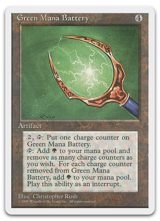 Green Mana Battery (Fourth Edition)