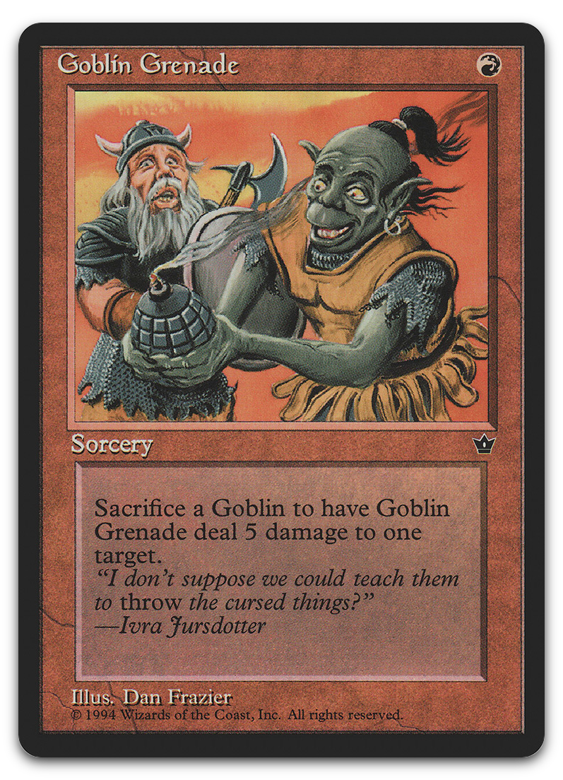 Goblin Grenade (Frazier) (Fallen Empires)