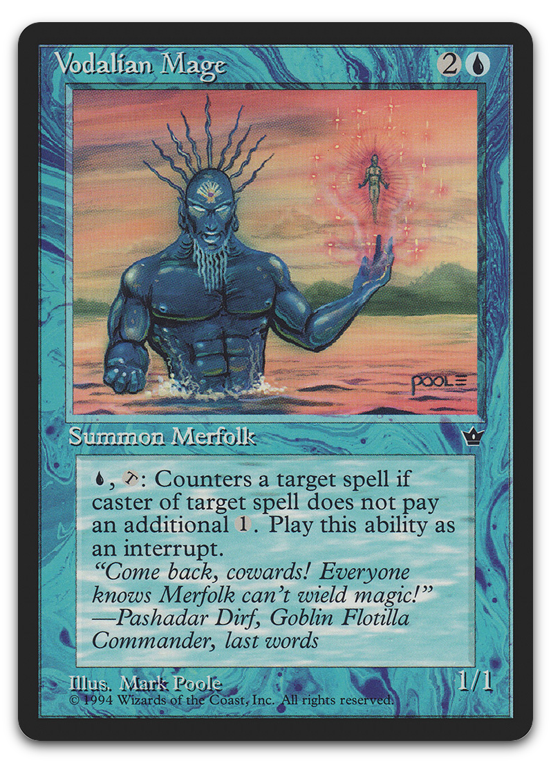 Vodalian Mage (Poole) (Fallen Empires)