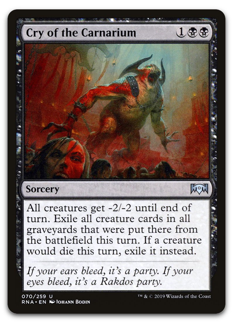 Cry of the Carnarium (Ravnica Allegiance)