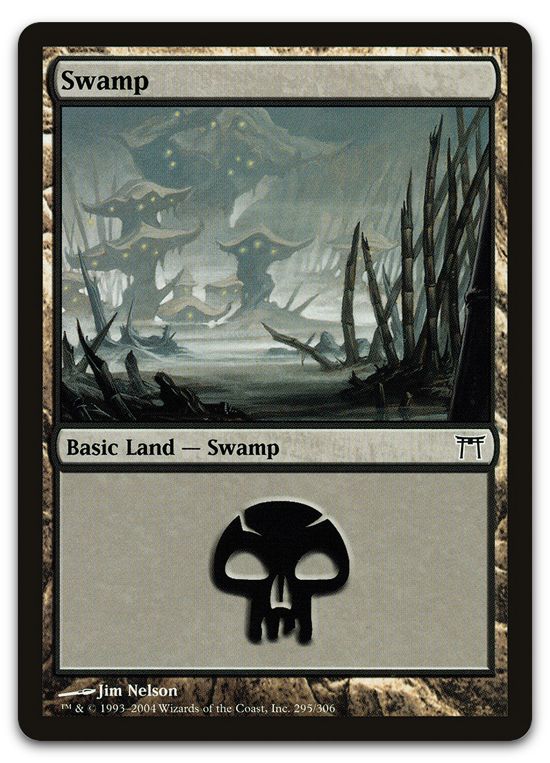 Swamp (295) (Champions of Kamigawa)