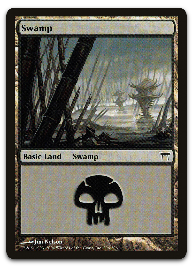 Swamp (296) (Champions of Kamigawa)