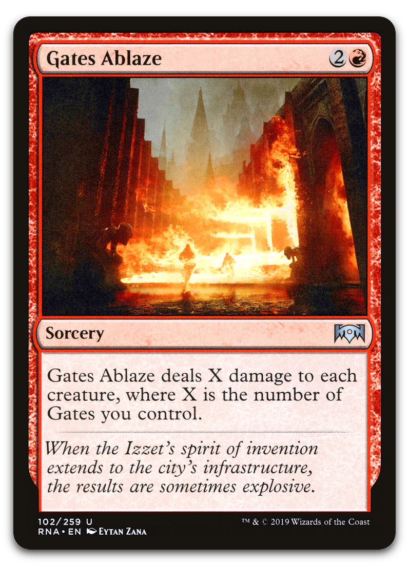 Gates Ablaze (Ravnica Allegiance)