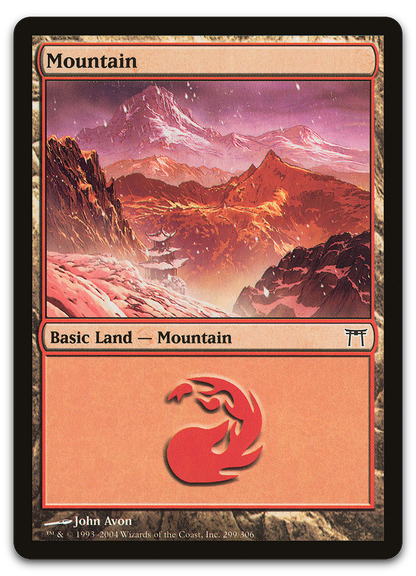 Mountain (299) (Champions of Kamigawa)