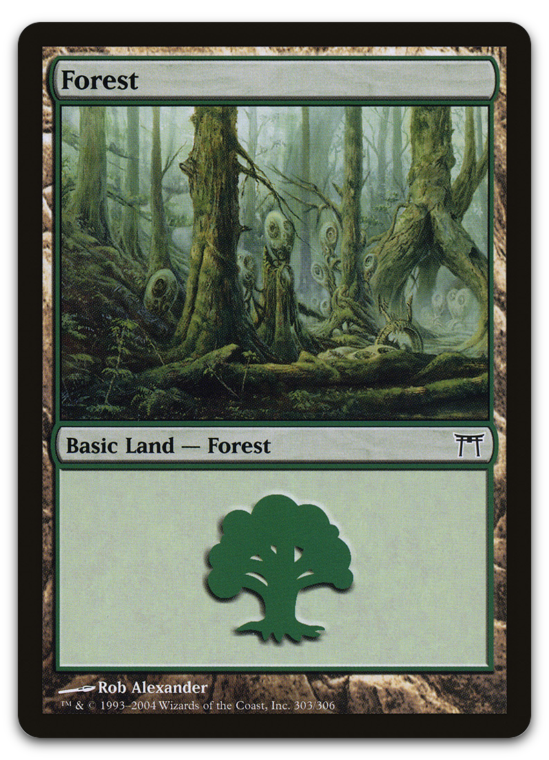 Forest (303) (Champions of Kamigawa)