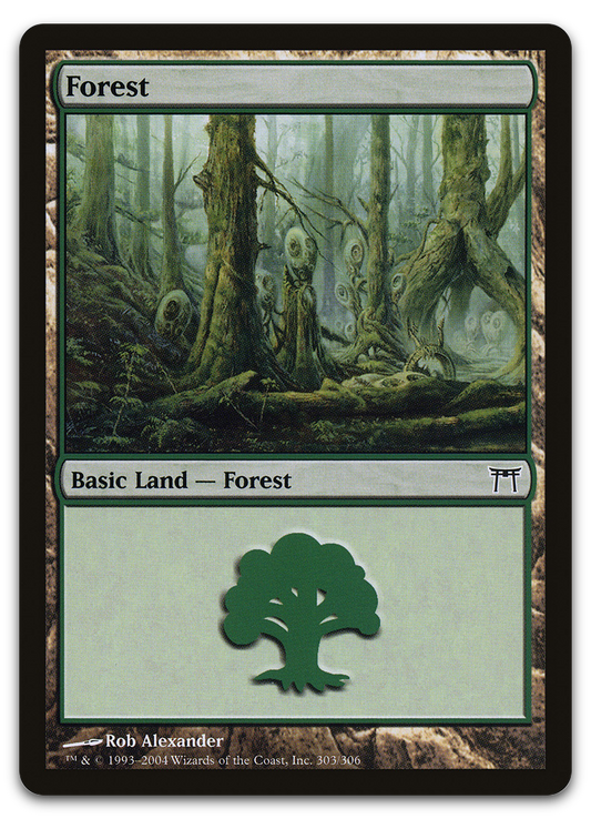 Forest (303) (Champions of Kamigawa)