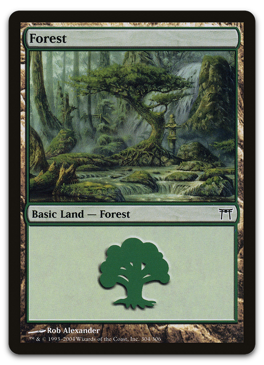 Forest (304) (Champions of Kamigawa)