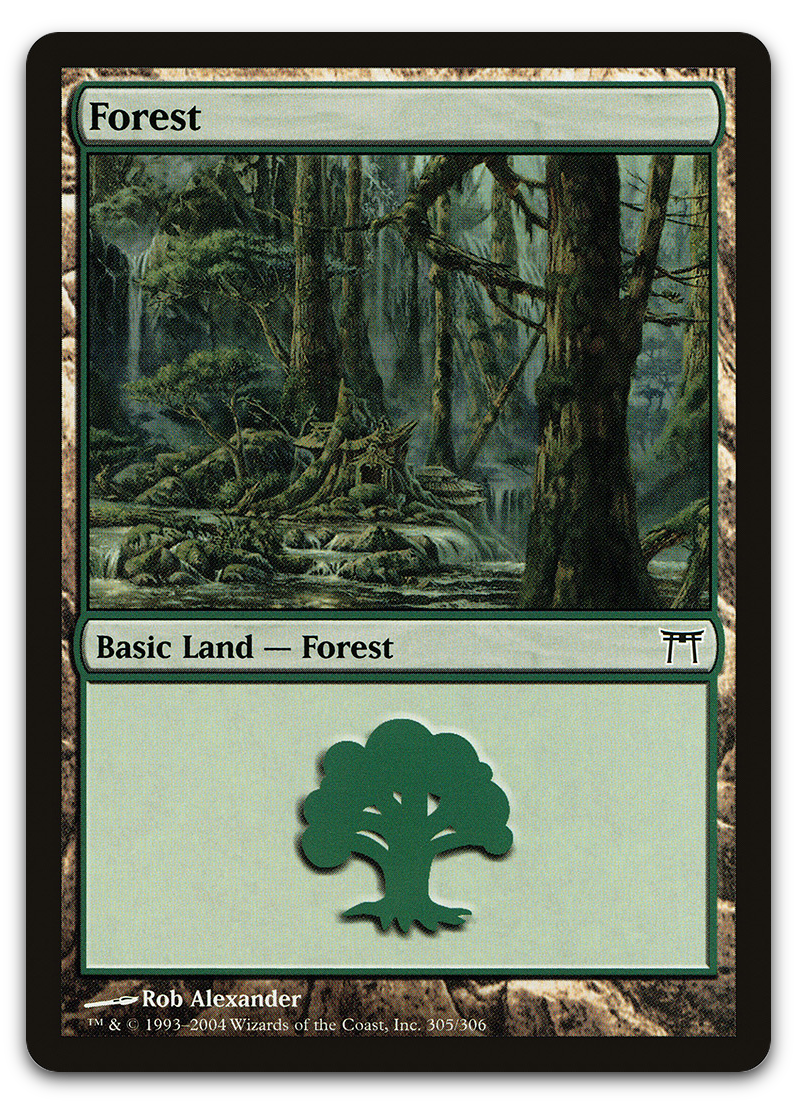 Forest (305) (Champions of Kamigawa)