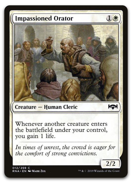 Impassioned Orator (Ravnica Allegiance)