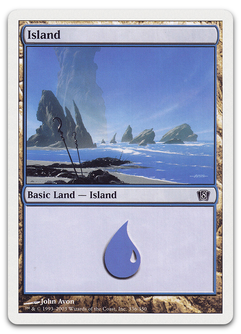 Island (336) (8th Edition)
