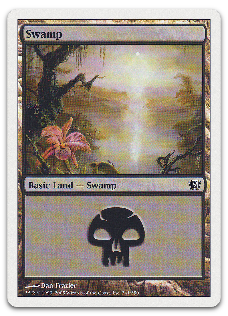 Swamp (341) (9th Edition)