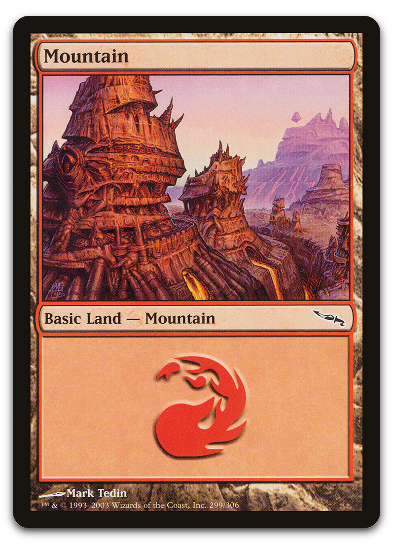 Mountain (299) (Mirrodin)