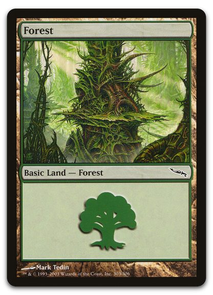 Forest (303) (Mirrodin)