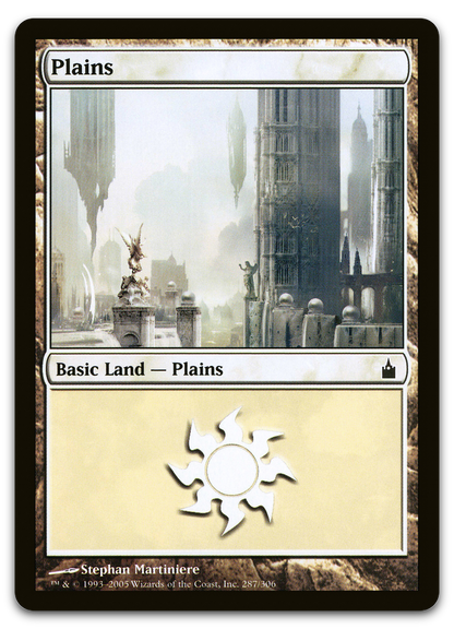 Plains (287) (Ravnica: City of Guilds)