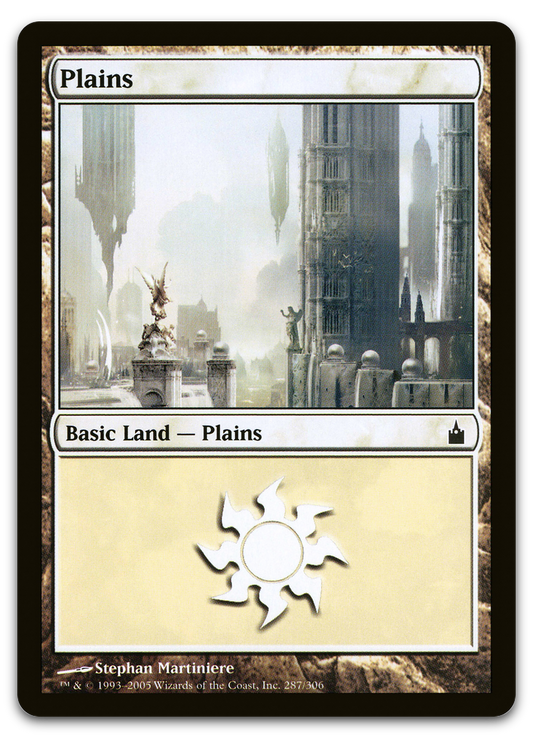 Plains (287) (Ravnica: City of Guilds)