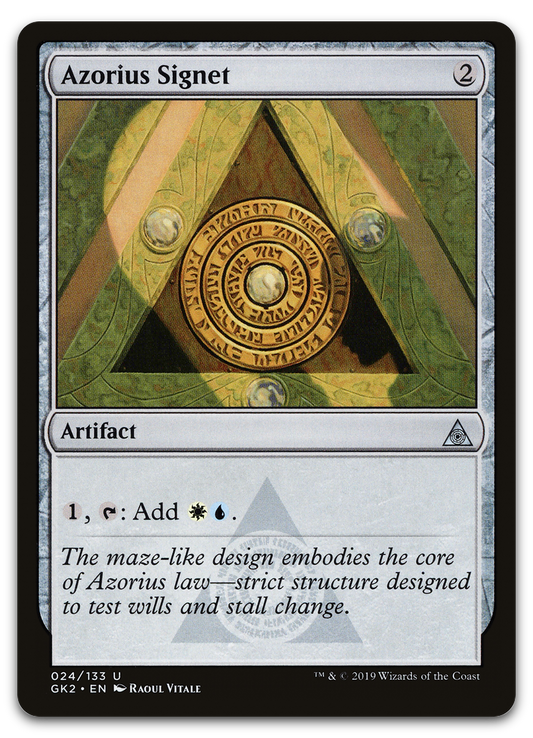Azorius Signet (Ravnica Allegiance: Guild Kits)