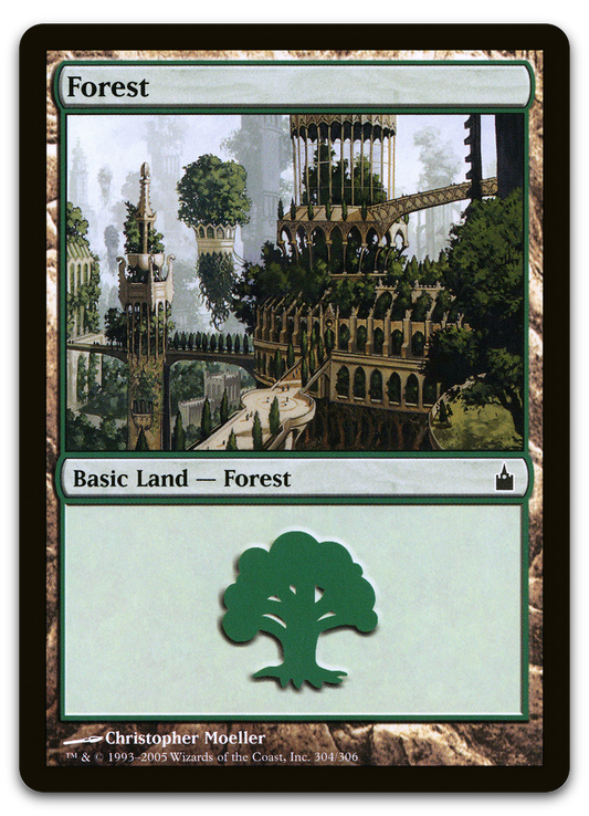 Forest (304) (Ravnica: City of Guilds)