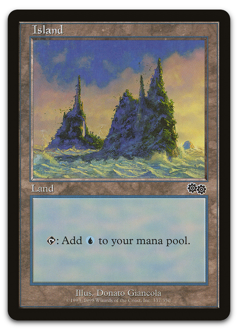 Island (337) (Urza's Saga)