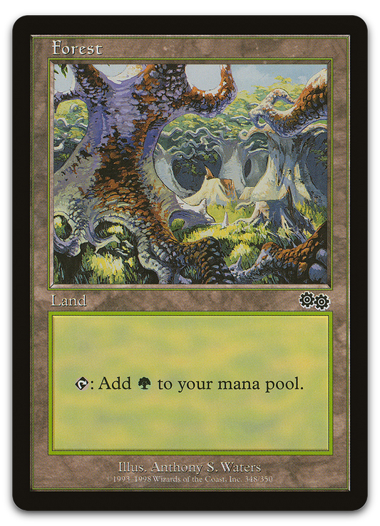 Forest (348) (Urza's Saga)