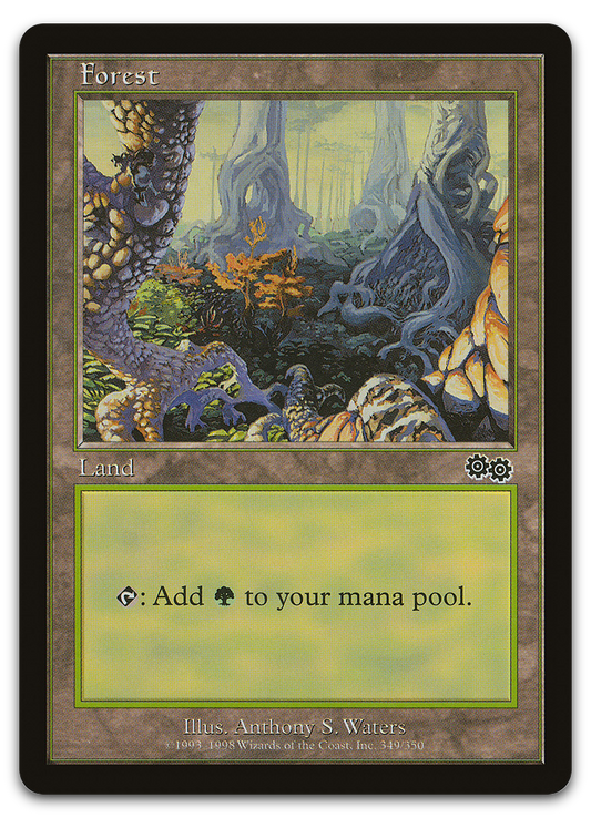 Forest (349) (Urza's Saga)