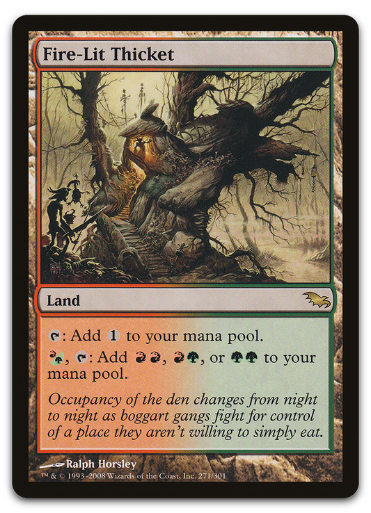 Fire-Lit Thicket (Shadowmoor)