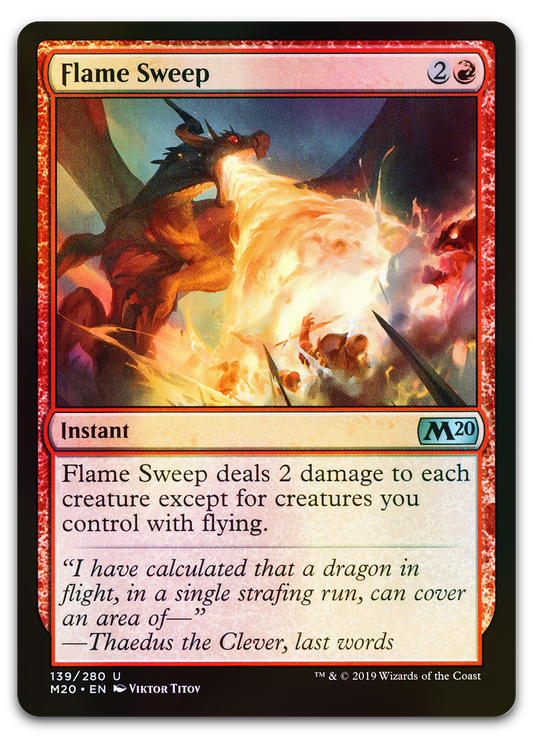 Flame Sweep (Core Set 2020)