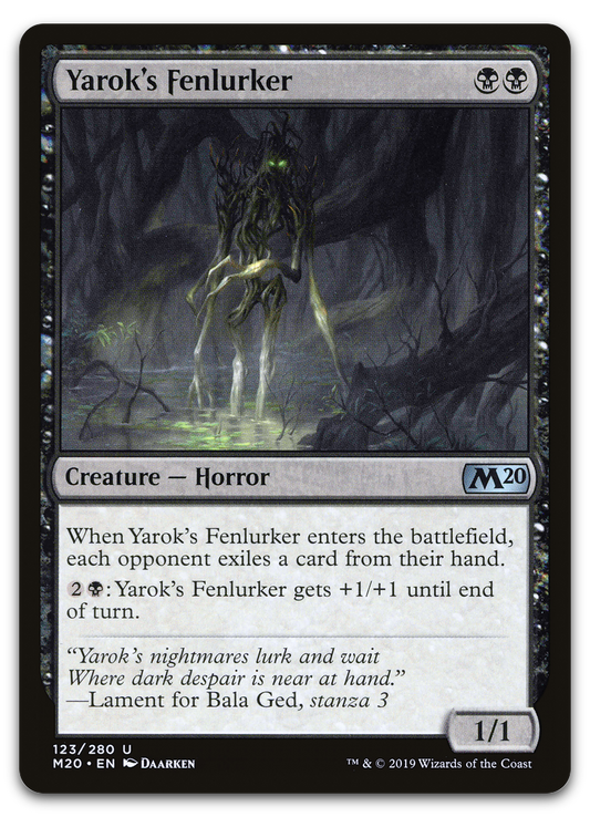 Yarok's Fenlurker (Core Set 2020)