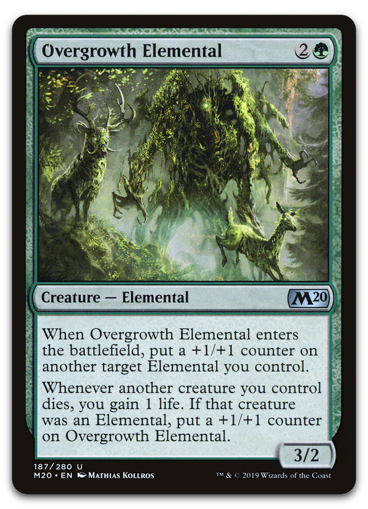 Overgrowth Elemental (Core Set 2020)