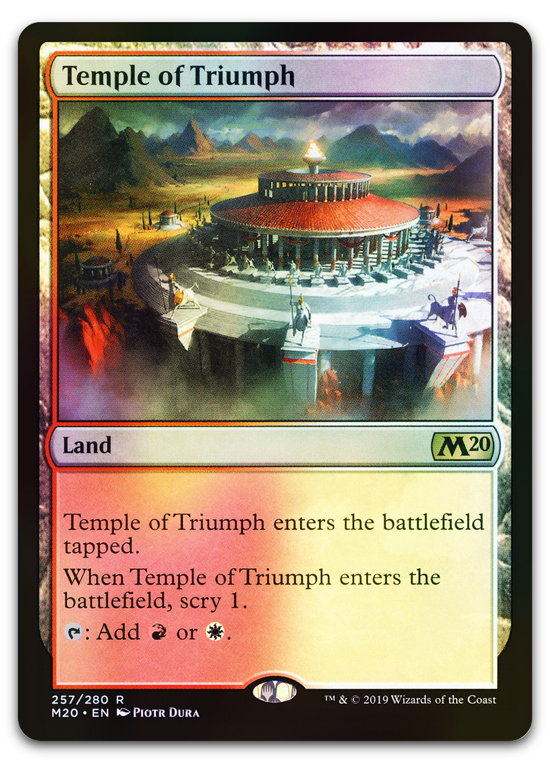 Temple of Triumph (Core Set 2020)
