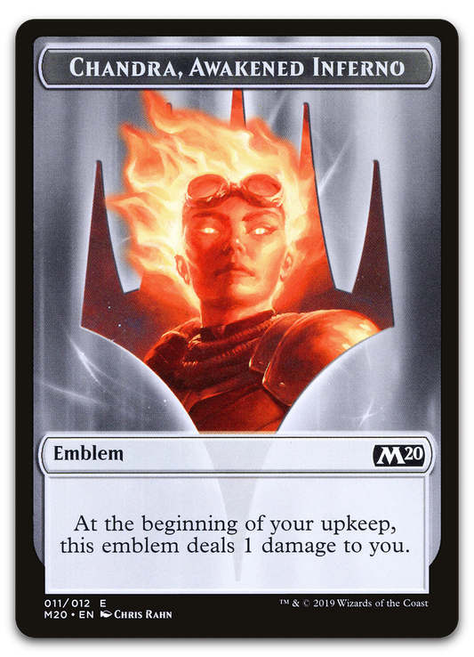 Emblem - Chandra, Awakened Inferno (Core Set 2020)