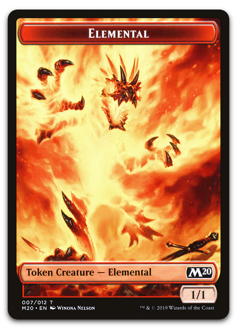 Elemental Token (Core Set 2020)