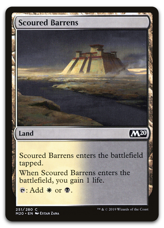 Scoured Barrens (Core Set 2020)