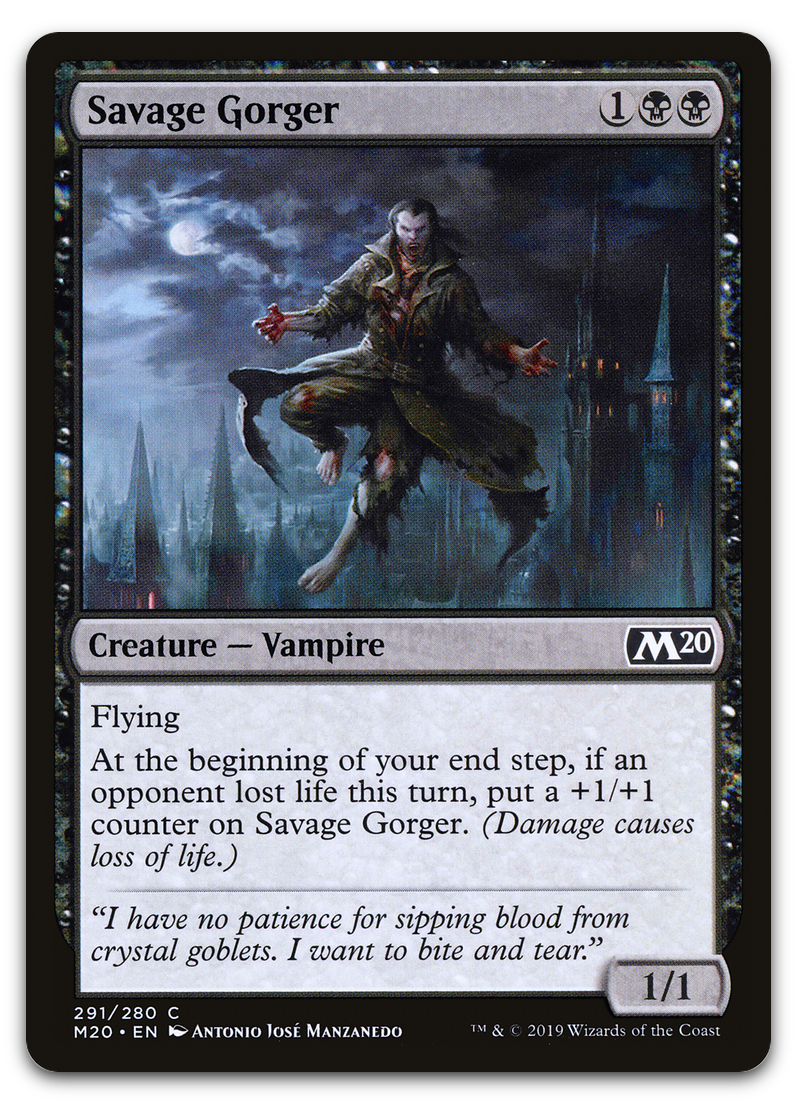 Savage Gorger (Core Set 2020)