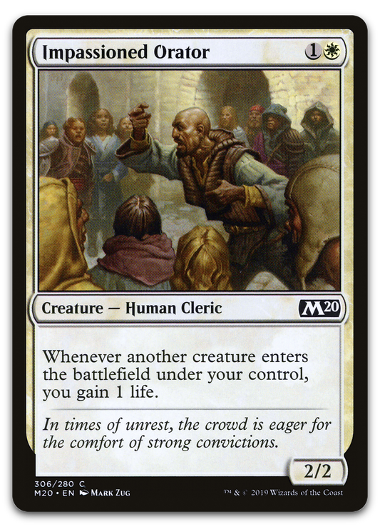 Impassioned Orator (Core Set 2020)