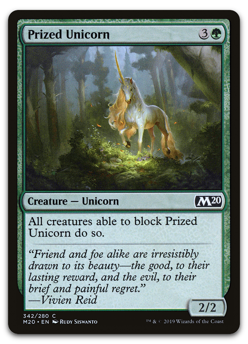 Prized Unicorn (Core Set 2020)