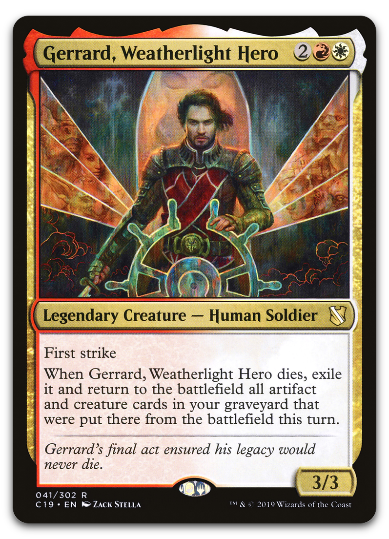 Gerrard, Weatherlight Hero (Commander 2019)