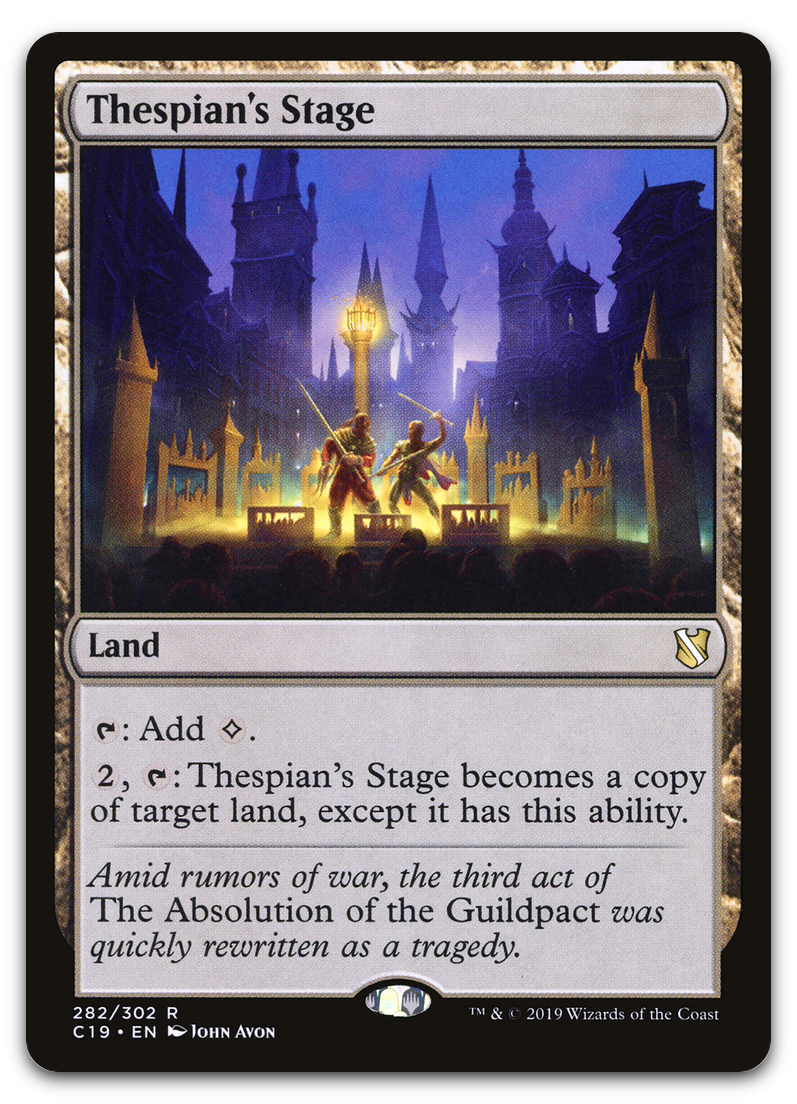 Thespian's Stage (Commander 2019)