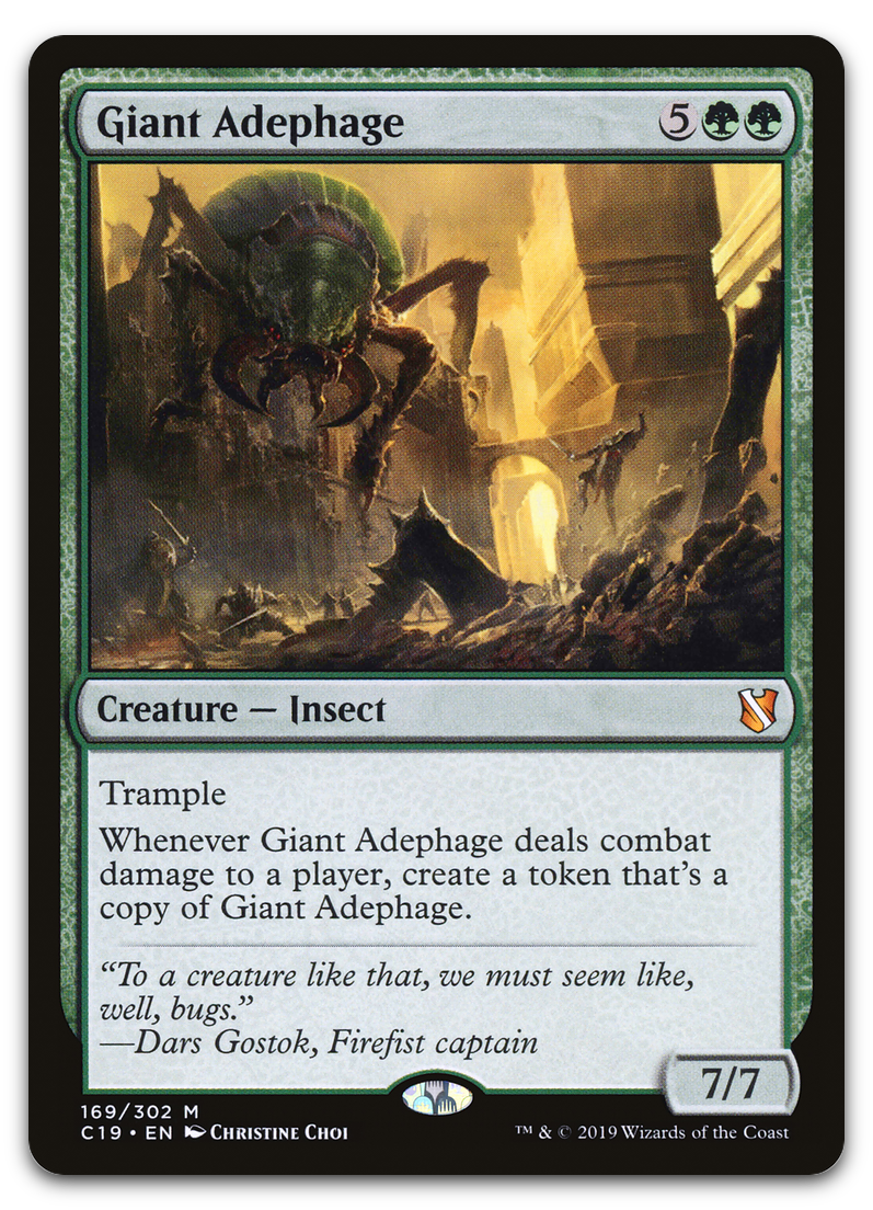 Giant Adephage (Commander 2019)