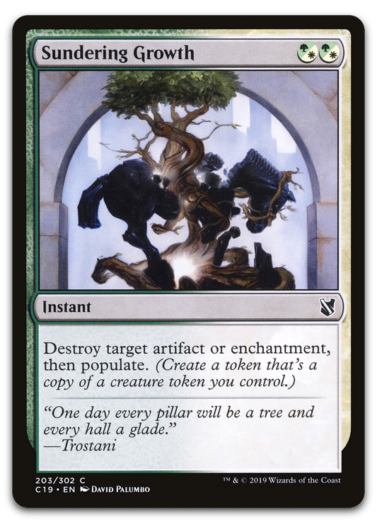 Sundering Growth (Commander 2019)