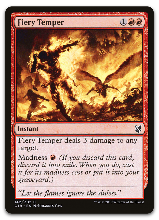 Fiery Temper (Commander 2019)