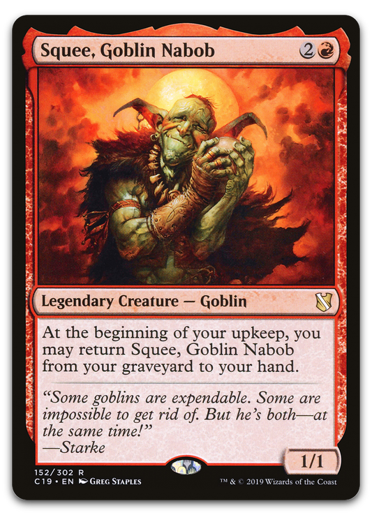 Squee, Goblin Nabob (Commander 2019)