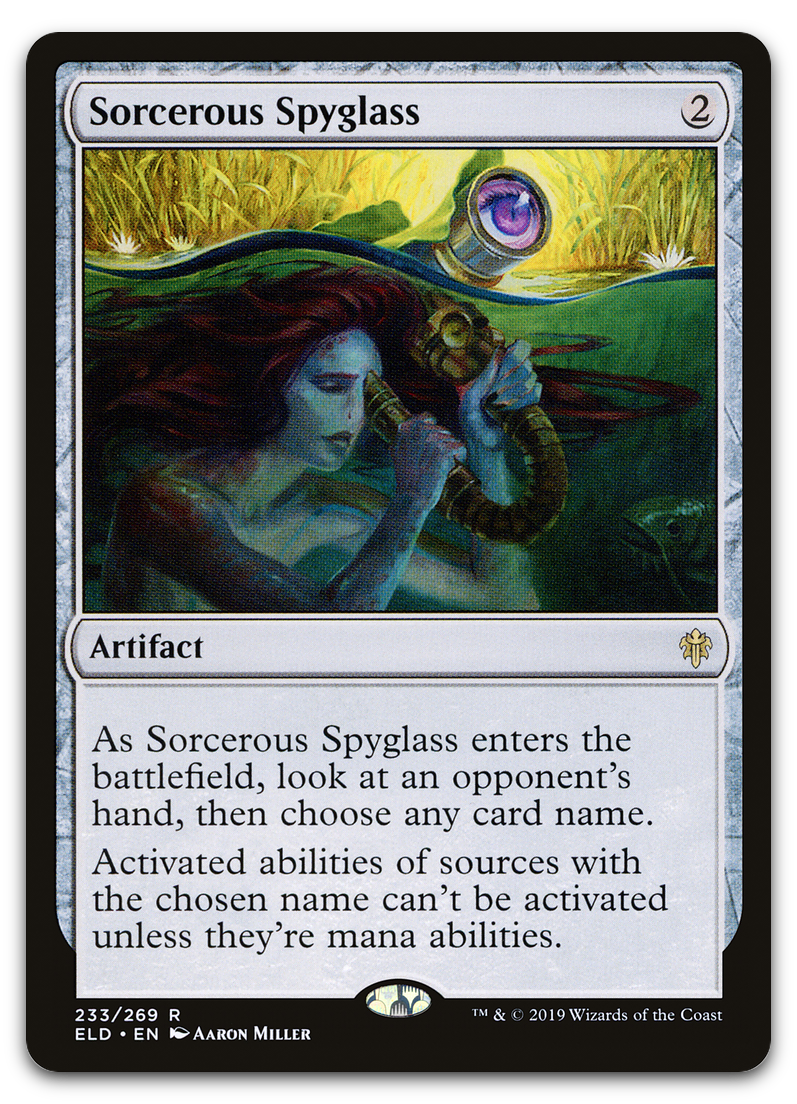 Sorcerous Spyglass (Throne of Eldraine)