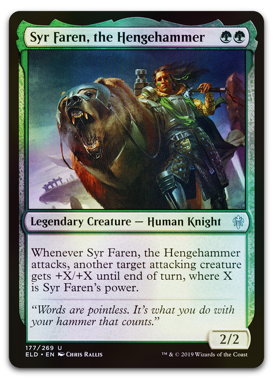 Syr Faren, the Hengehammer (Throne of Eldraine)